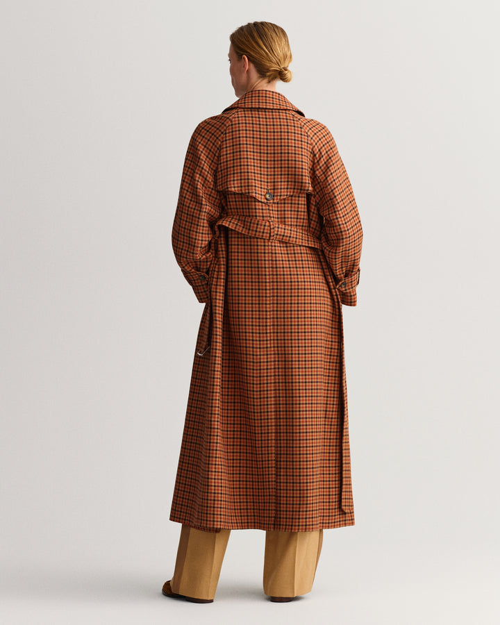 GANT Check Trench Coat/Kaput 4751087