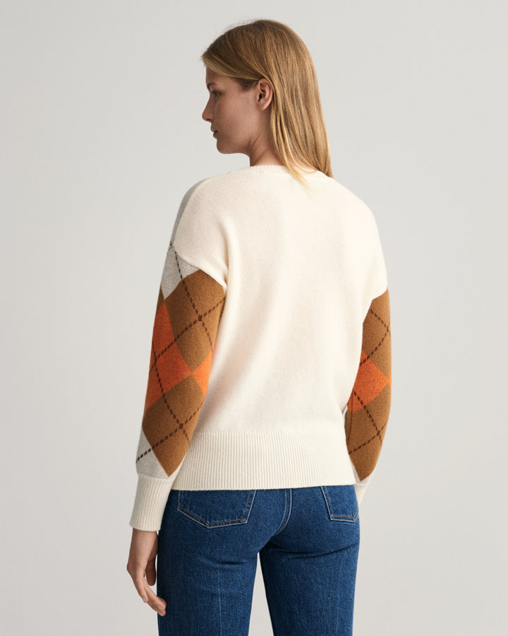 GANT Argyle C-Neck Sweater / Pulover 4802115