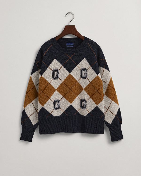 GANT Argyle C-Neck Sweater / Pulover 4802115