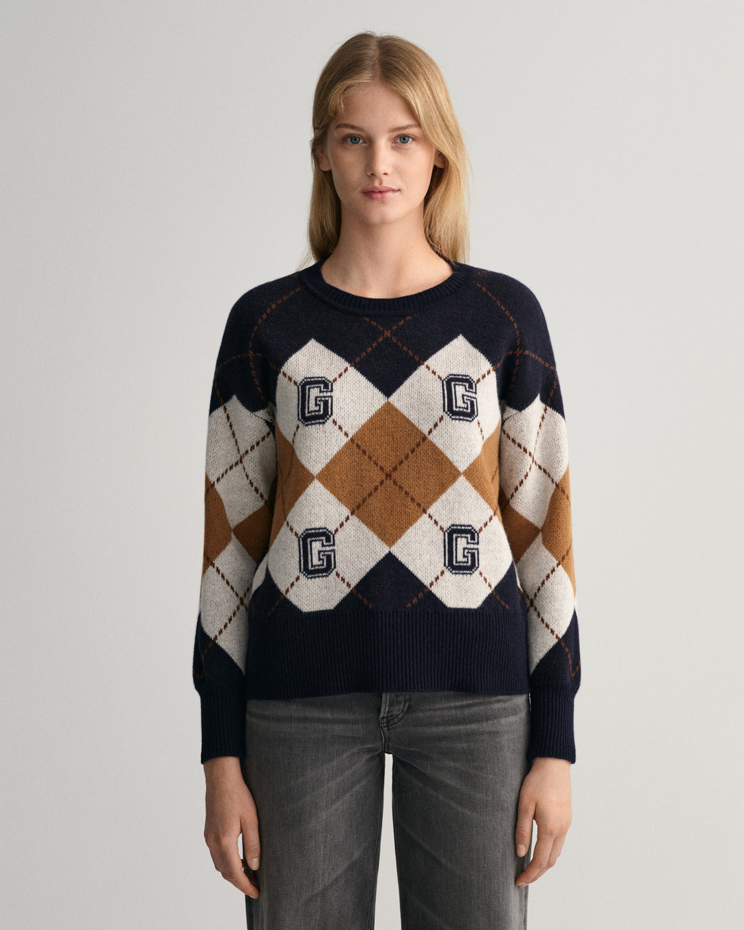 GANT Argyle C-Neck Sweater / Pulover 4802115