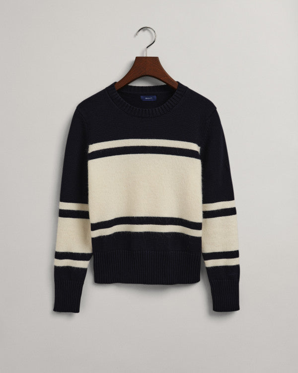 GANT Block Striped C-Neck/Pulover 4803137