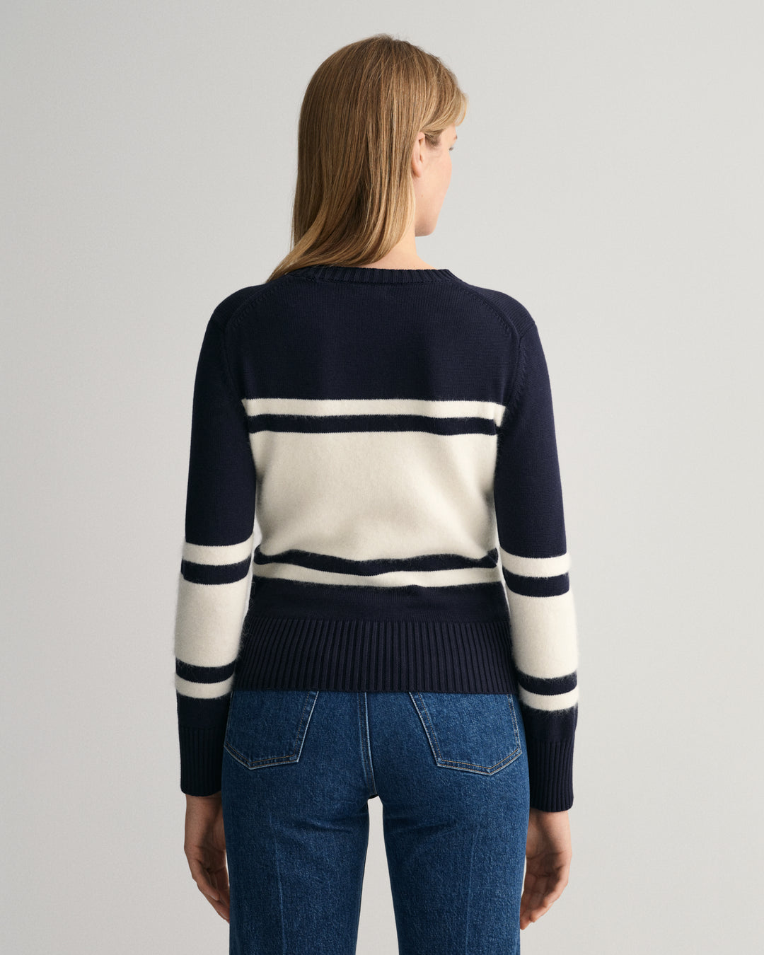 GANT Block Striped C-Neck/Pulover 4803137