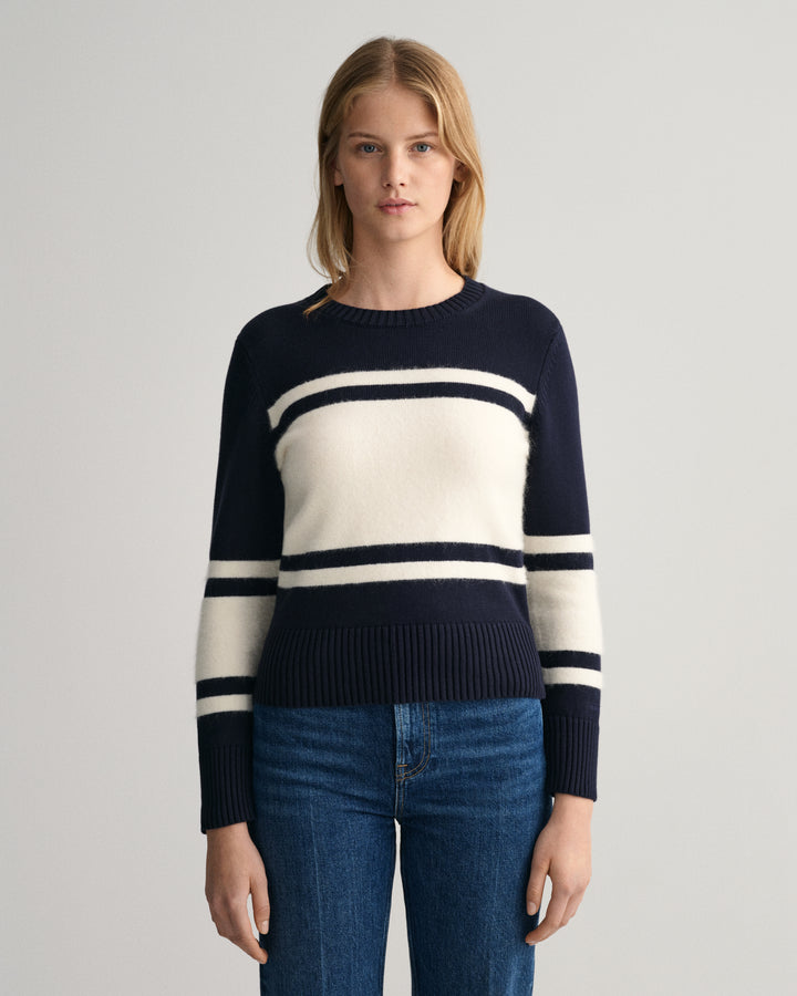 GANT Block Striped C-Neck/Pulover 4803137